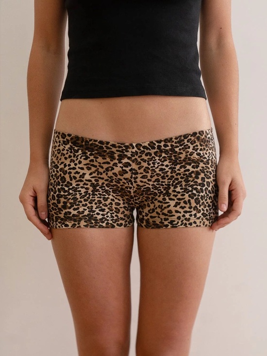 Brandy Melville Pants - brandy melville leopard microshorts